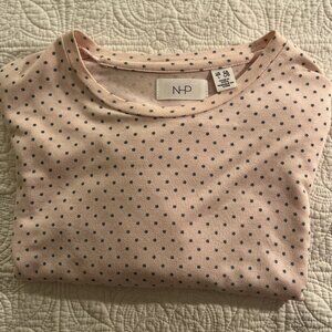 Pink Micro-Dot Tee – Size L